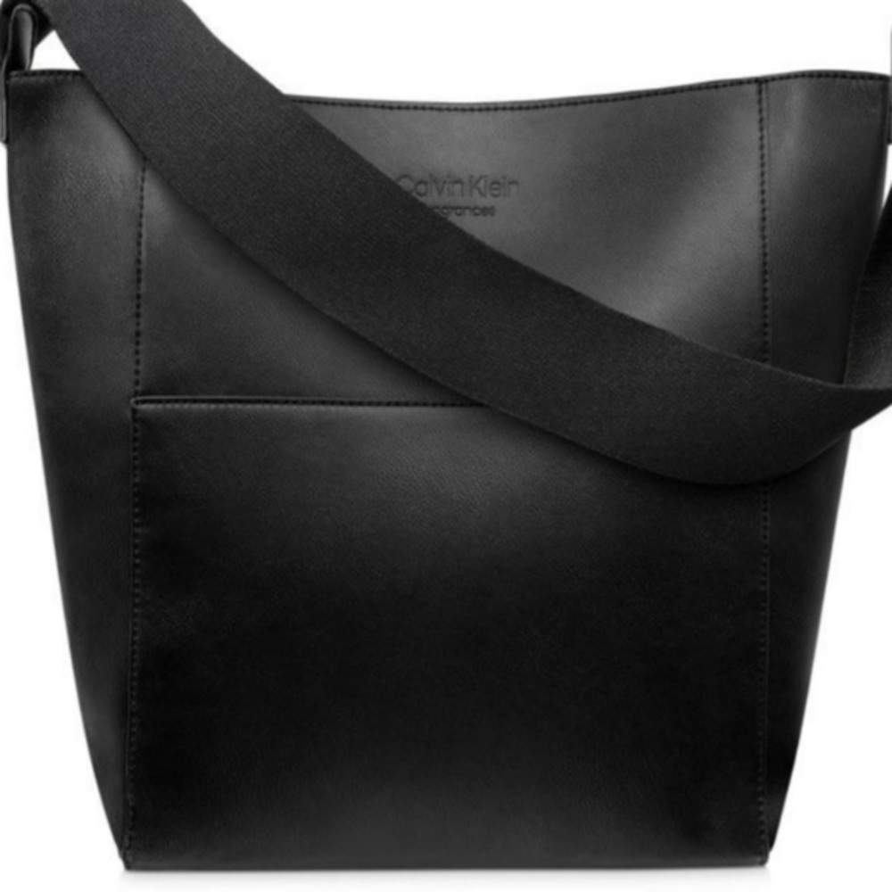 NEW! CALVIN KLEIN Fragrance Shoulder Bag in Black
